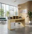 1.8m Executive Office Reception Desk - Brown - 3