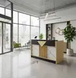 1.8m Executive Office Reception Desk - Brown - 5