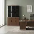 Three-Door Office Cabinet with Key Lock - 3