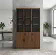 Three-Door Office Cabinet with Key Lock - 4