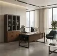 Three-Door Office Cabinet with Key Lock - 5