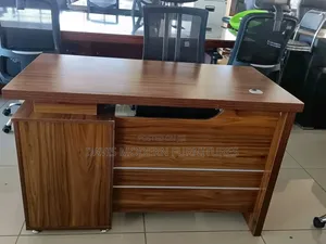 Executive Office Desk - Walnut Brown