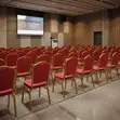 Red Armless Stackable Office Conference Chairs - 5