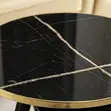 Black Marble Designer Coffee Table - 4