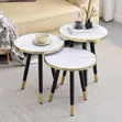 Black Marble Designer Coffee Table - 5