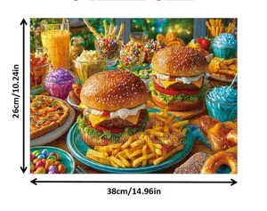 Colorful Food Feast 1000 Piece Jigsaw Puzzle