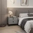 Wireless Charging Bedside Cabinet - Gray - 3