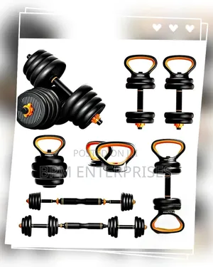 6-in-1 Kettlebell/Barbell Set (30kg & 50kg)