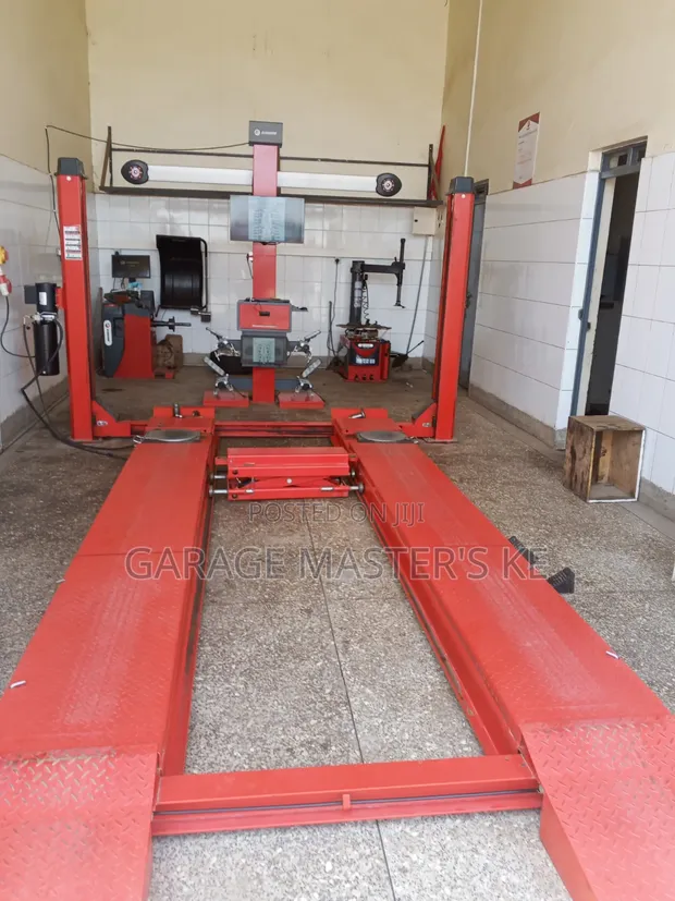 4-Post Vehicle Lift - Heavy-Duty Garage Equipment - 1