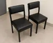 Boss Office Products Black Leather Visitor Chair - 4