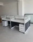 Office Desk 4-Way Workstations - 1