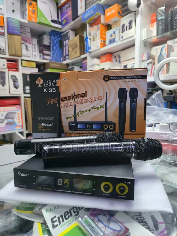BNK X35 Professional Dual Wireless Microphone System - 1