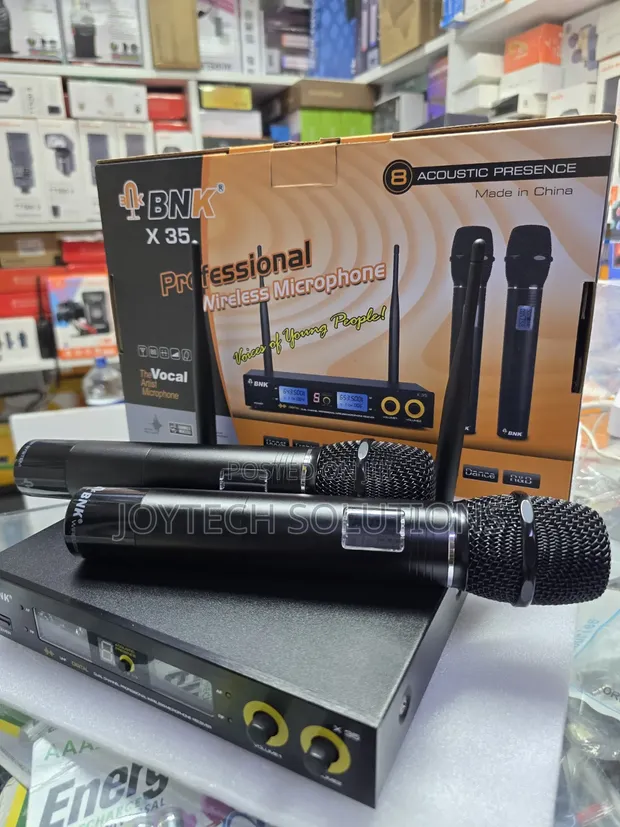 BNK X35 Professional Dual Wireless Microphone System - 1
