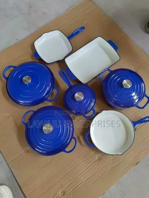 11-Piece Enamel Cast Iron Cookware Set