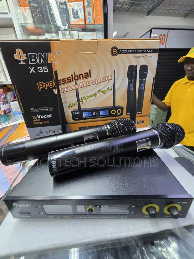 BNK X35 2-Channel Professional Wireless Microphones - 1