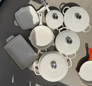 11-Piece Enamel Cast Iron Cookware Set