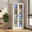 Office Cabinet with Double Glass Doors - 4