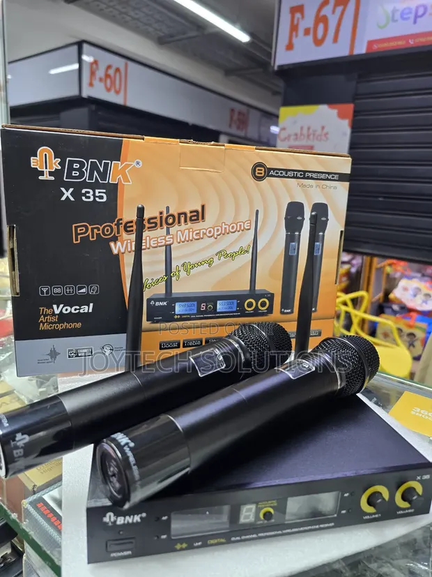 BNK X35 Dual Wireless Microphone System - 1