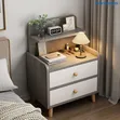 Minimalist Bedside Table with Drawer - 2