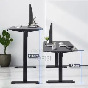 Adjustable Electric Office Desk - Black