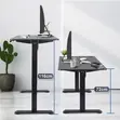 Adjustable Electric Office Desk - Black - 1