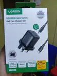 UGREEN 25W PD Fast Charger Adapter + USB-C Cable - Black - 4