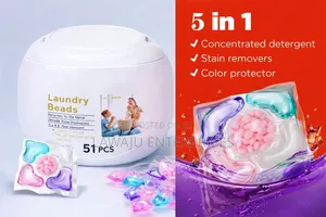 5-in-1 Laundry Pods & Laundry Beads Combo