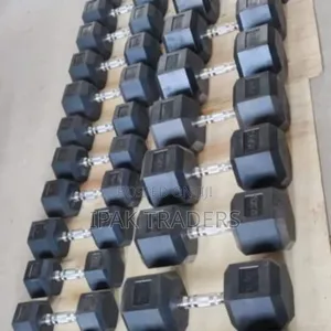 Hexagon Dumbbells - All Sizes Available