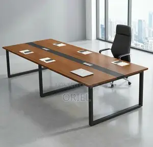 2.4m Metal Frame Boardroom Table