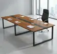 2.4m Metal Frame Boardroom Table - 1