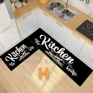 Gale Rubber Bottom Kitchen Mat Set (2pcs)