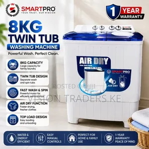 Smart Pro 8kg Twin Tub Washing Machine