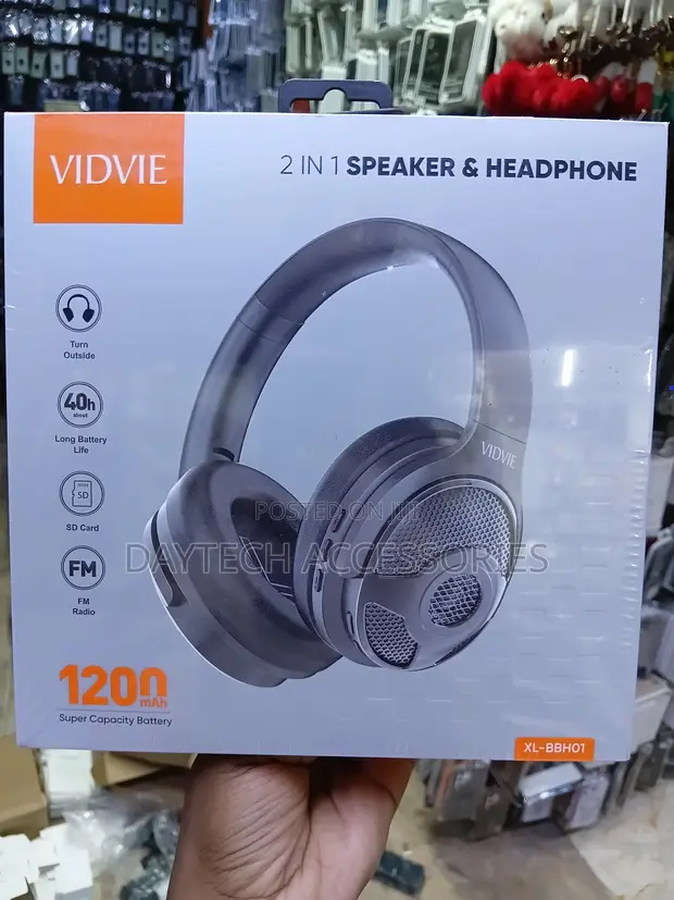 VIDVIE XL-BBH01 Wireless Speaker & Headphone 2-in-1 - 1
