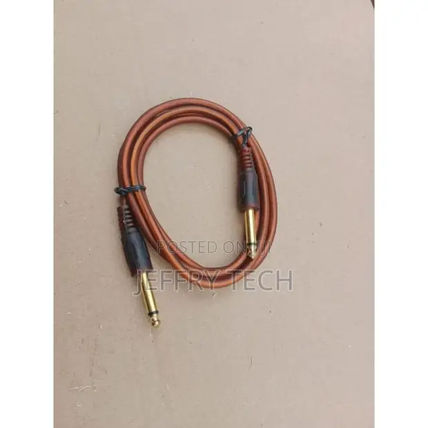 6.35mm (1/4 Inch) TS Mono Audio Instrument Cable - 1