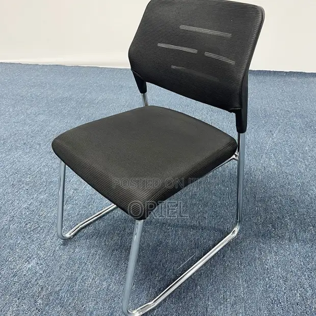 Medium Back Visitor Office Chair - Sled Base - 1