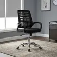 Swivel Medium Back Conference Chair - Black - 1