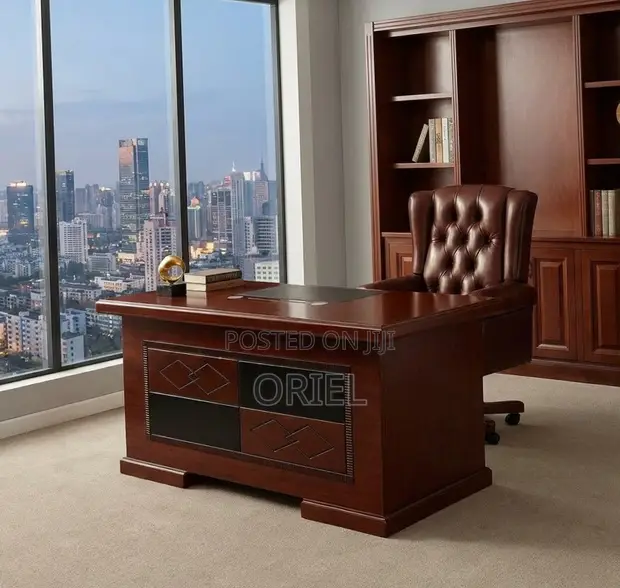 1.4M Workplace Desk - Brown - 1