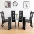 Dining Table + 6 Chairs Set - 4