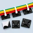 25x25mm Self-Adhesive Cable Tie Mounts - 1
