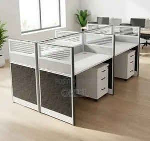 4-Person Modular Office Workstation