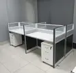 4-Person Modular Office Workstation - 2