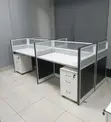 4-Person Modular Office Workstation - 4
