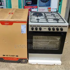 VON Cooker 60x60cm, 3 Gas + 1 Electric Burner
