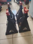 Heavy Duty 6 Ton Safe Stands na Hooks Zinazoweza Kurekebishwa - 2