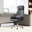 High Back Leather Executive Office Chair - 4