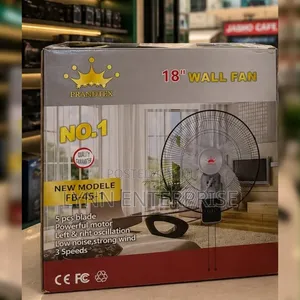 Prandtex 18-Inch Wall Fan with Remote
