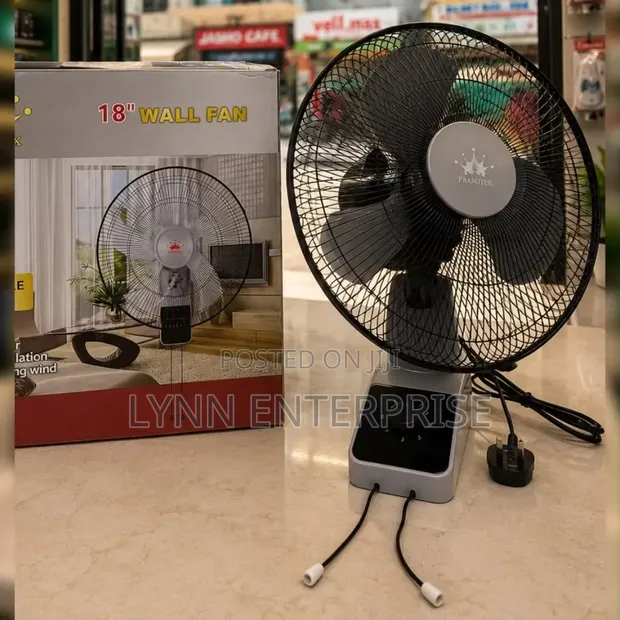 Prandtex 18-Inch Wall Fan (No Remote) - 1
