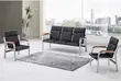5-Seater Executive Leather Sofa Set - 1