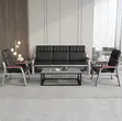 5-Seater Executive Leather Sofa Set - 3