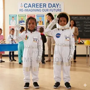 Deluxe Kids Astronaut Costume (Ages 3-12)